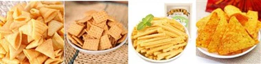 Automatisk Fried Bugle Chips produktionslinje