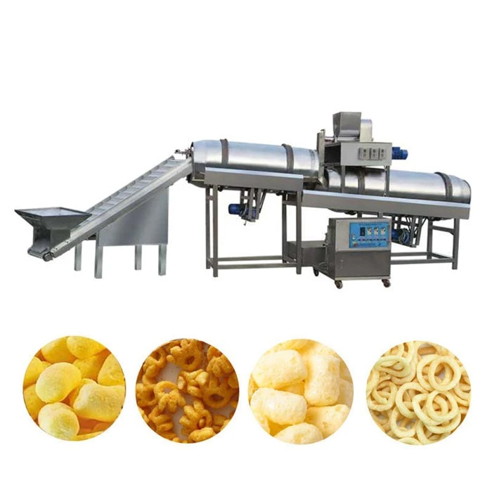 Puffed Snack Extruder Making Machine
